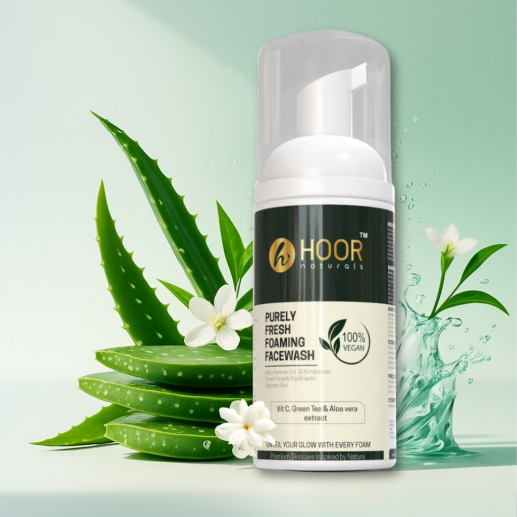 Purely Fresh Foaming Face Wash – Sulphate-Free, Vegan Cleanser for Indian Skin, foaming face wash for oily skin, gentle cleanser for sensitive skin India